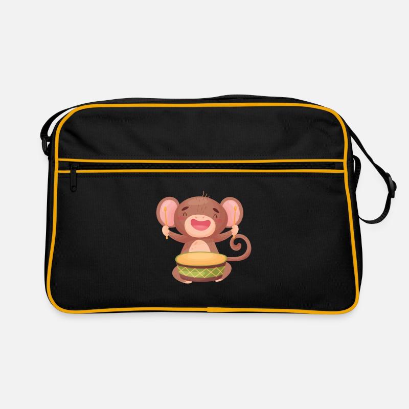 Monkey & drum Retro Bag