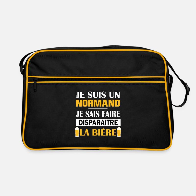 Maillot normand normandie bière humoristique apéro Sac Retro