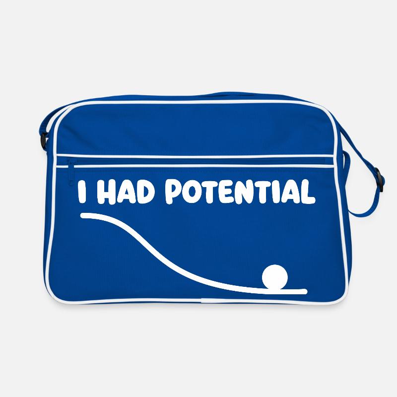 J’avais un humour potentiel de nerd scientifique avec des jeux de mots en physique Sac Retro