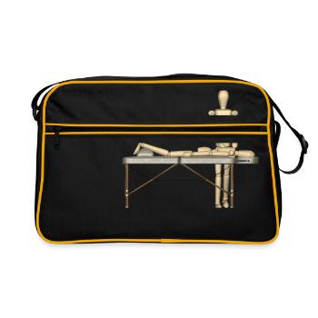 first aid massage first aid therapy therapy6 - Retro Bag - black/gold - Front