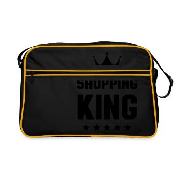Shopping King - Sac Retro - noir/or - Devant