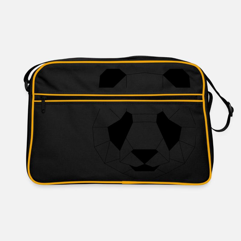 Panda noir Sac Retro