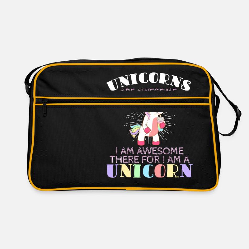 Magic Fairy Tale Colorful Myth Collection Unicorn Retro Tasche
