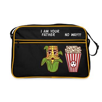 Vegan Farm Vegetable Yellow Cooking Collection - Retro Bag - black/gold - Front