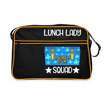 Food Package Meal Cook Cuisine Dish Apparel Title - Retro Bag - black/gold - Front