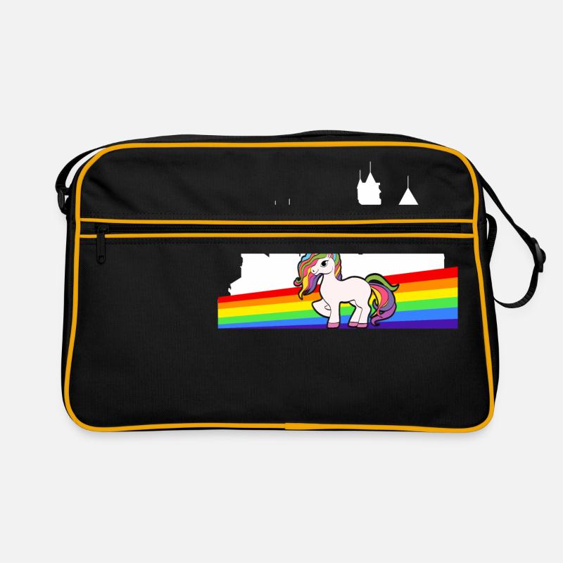 Fairy Tale Magic Colorful Myth Collection Unicorn Retro Tasche