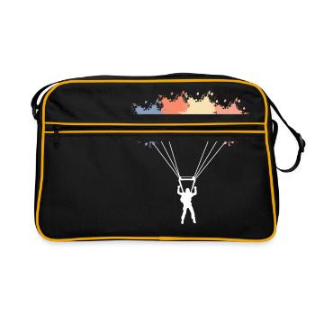 Belle chemise for the Flying T-shirt Design Plane - Sac Retro - noir/or - Devant