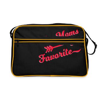 Chemise de fête des mères heureuse pour les - Sac Retro - noir/or - Devant