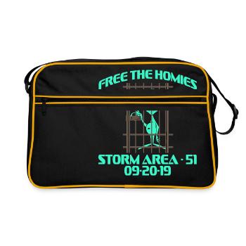 Free The Homies Storm Area 51 20/09/2019 T-shirt - Sac Retro - noir/or - Devant