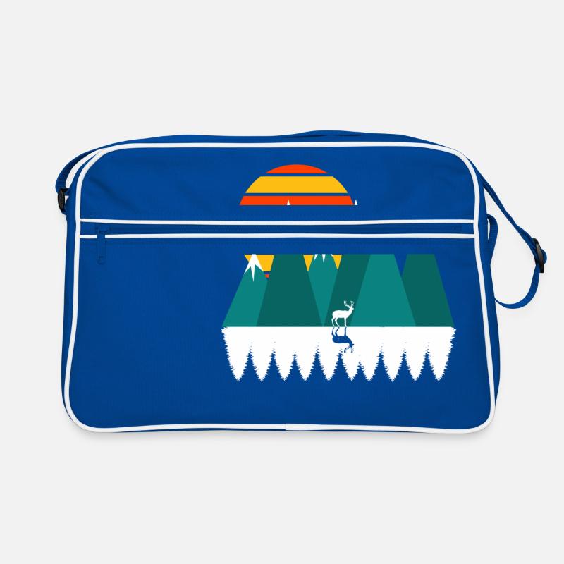 Cool Mountain Shooting Tee For Hunters Hunt Is Retro Tasche