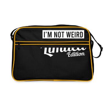 I'm Weird I'm Limited Edition T-shirt Design - Sac Retro - noir/or - Devant