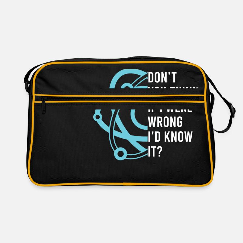 Don't You Think If I Were Wrong I'd Know Retro Tasche