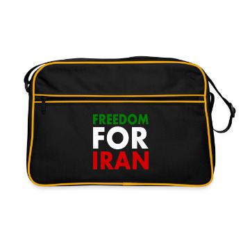 Freedom for iran - Sac Retro - noir/or - Devant