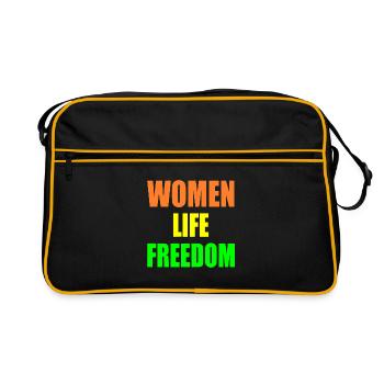 Women life freedom - Sac Retro - noir/or - Devant
