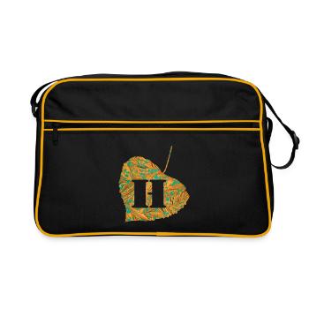 Sheet E 95 h - Retro Bag - black/gold - Front