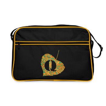 Sheet E 95 Q - Retro Bag - black/gold - Front