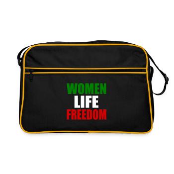 Women life freedom - Retro Bag - black/gold - Front