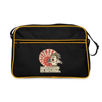 De bonnes intentions, pas de notes - Sac Retro - noir/or - Devant