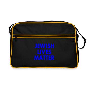 JEWISH LIVES MATTER - Sac Retro - noir/or - Devant