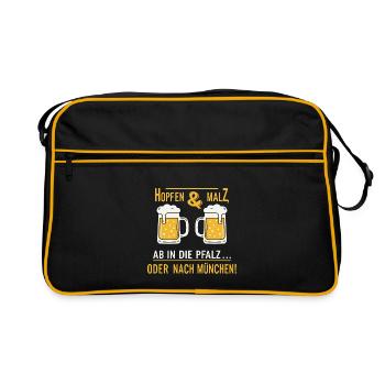 Festival de la bière - Sac Retro - noir/or - Devant