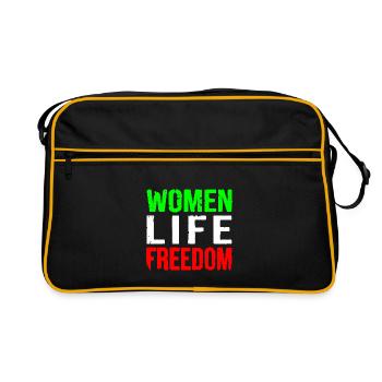 Women life freedom iran - Sac Retro - noir/or - Devant