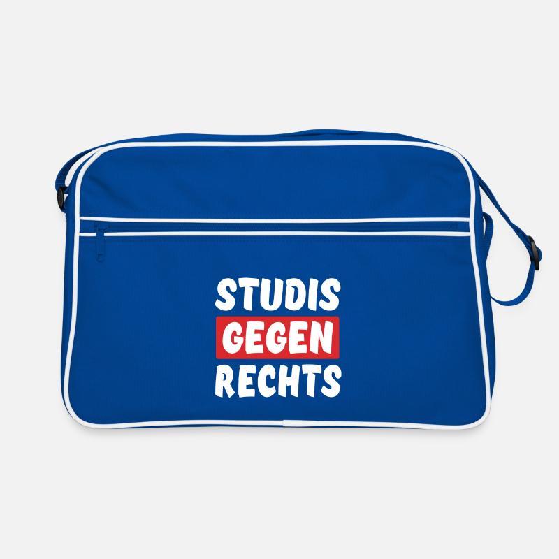 Studis Gegen Rechts - Rechts Nein Danke Retro Tasche