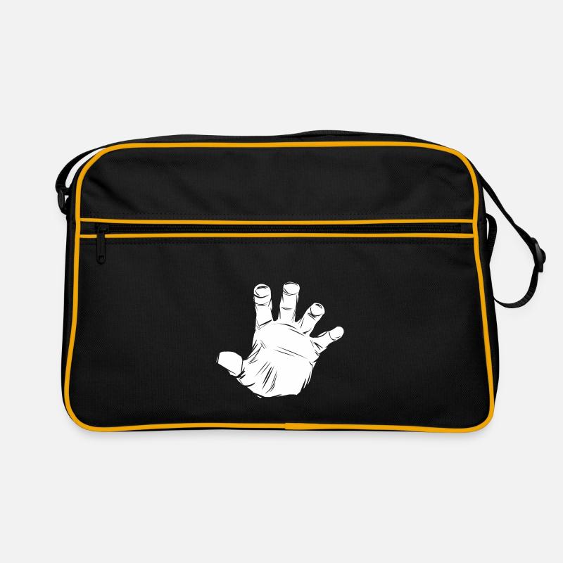 Hands off! Hands off! Hand Retro Bag