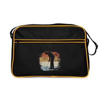 Minigolf Retro - Vintage - Silhouette - Retro Bag - black/gold - Front