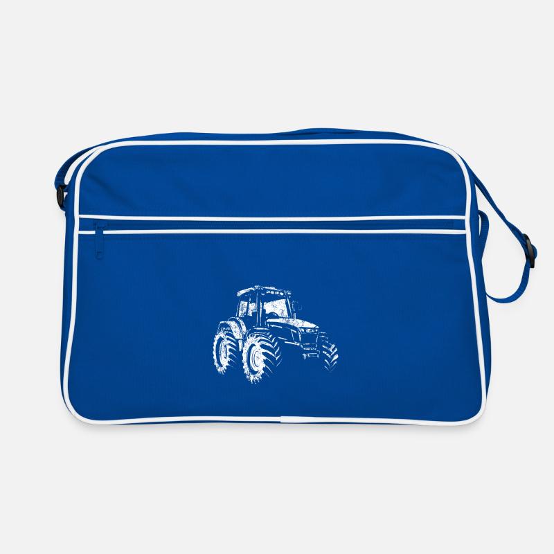 Traktor - Acker - Bauer - Landwirt Retro Tasche