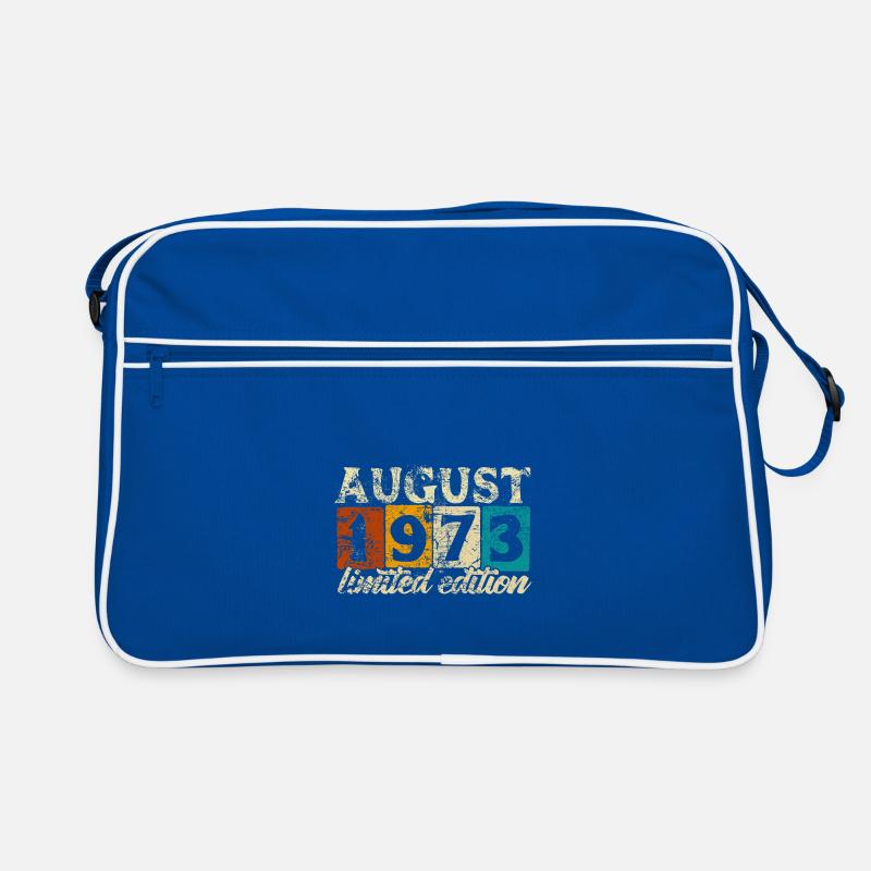 Limited Edition August 1973 Geburtstag - Geschenk Retro Tasche