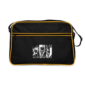 Triathlon - natation, cyclisme, course à pied - Sac Retro - noir/or - Devant