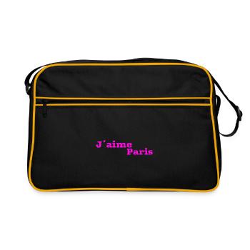J ́aime Paris - Retro Bag - black/gold - Front