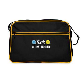 Tekk Hardtekk Chemistry is right MDMA celebrations Ballers - Retro Bag - black/gold - Front