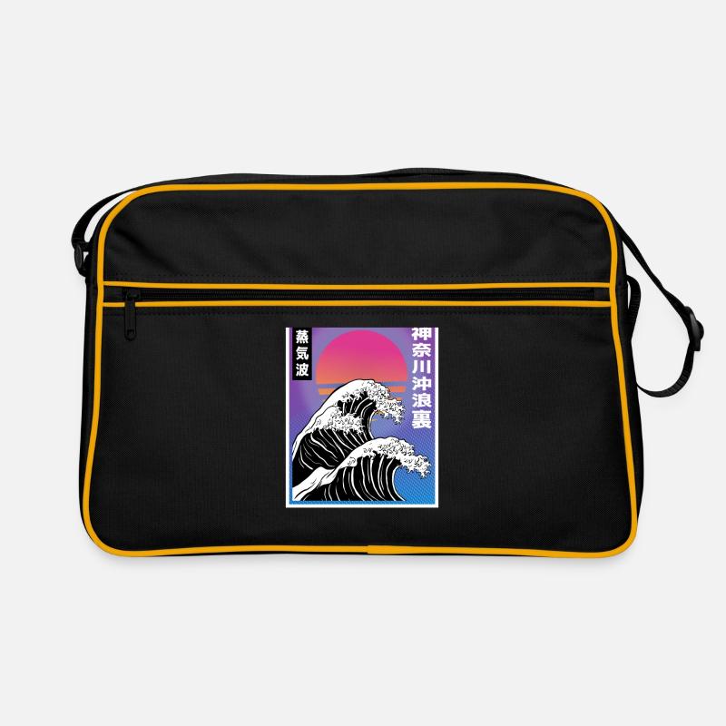 Vaporwave Synthwave Retro Big Wave Japan Style Art Retro Tasche