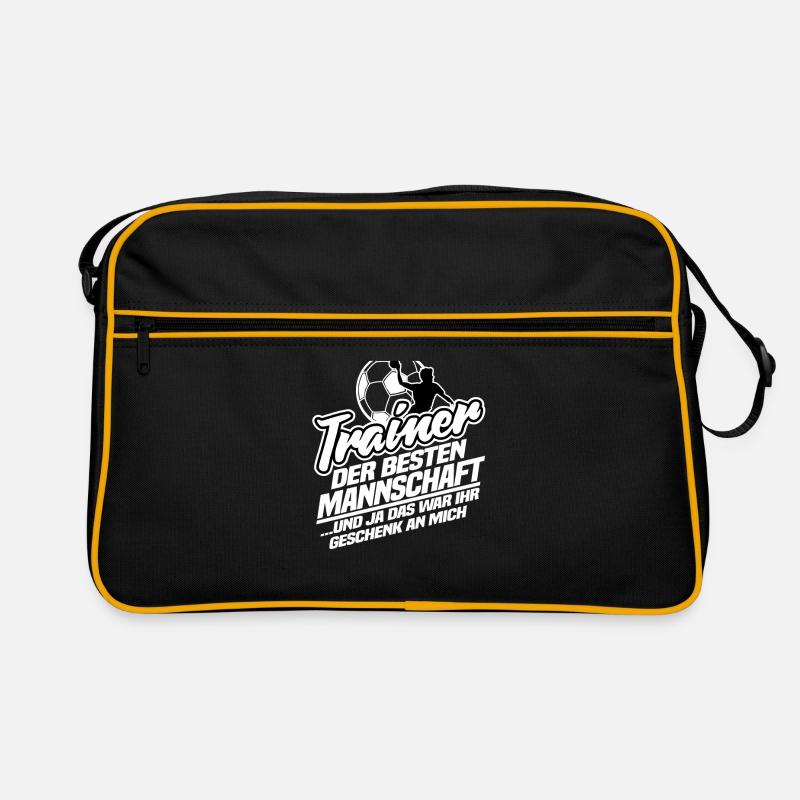 Trainer Handball Geschenk Coach Handballtrainer Retro Tasche