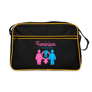Feminism Is For Everybody - Retro Bag - black/gold - Front