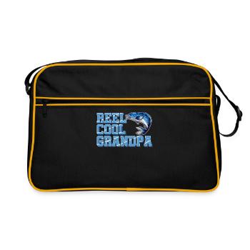 Reel Cool Grandpa - Sac Retro - noir/or - Devant