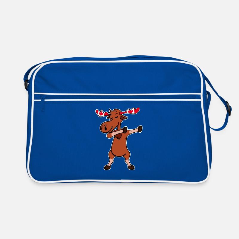 Dabbing Elch Retro Tasche