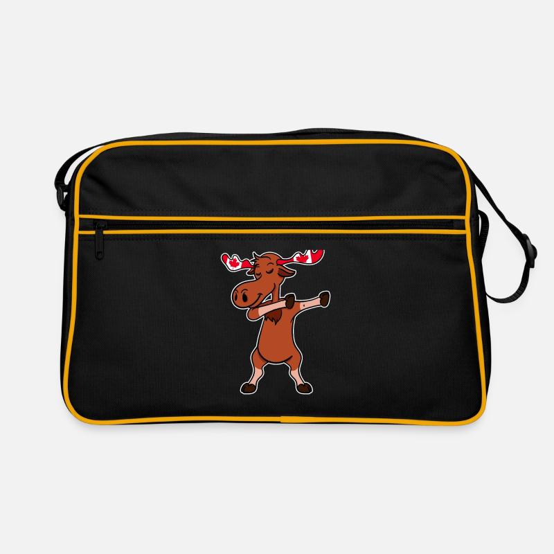 Dabbing Moose Retro Bag