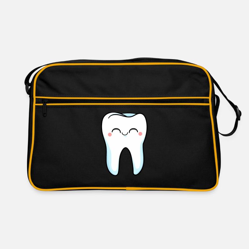 Dent de rire - Sac Retro - noir/or