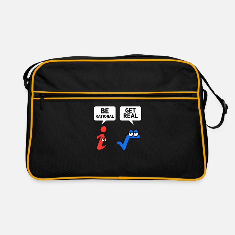 Be Rational Get Real Retro Tasche