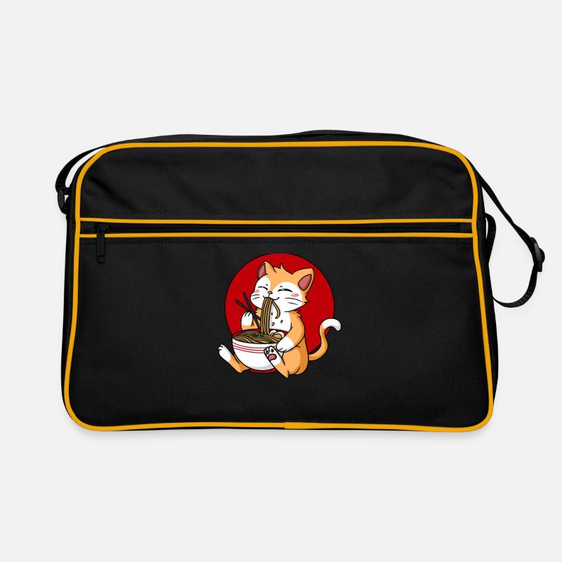 Ramen cat Retro Bag