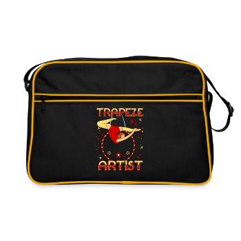 Trapeze Artist - Retro Tasche - Schwarz/Gold - Vorne
