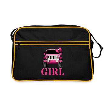 Fille hors route - Sac Retro - noir/or - Devant
