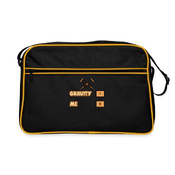 Gravity 1 Me 0 Broken Leg - Retro Bag - black/gold - Front