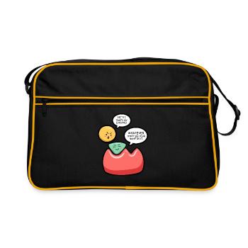 Hé, c’est mon enzyme Don’t See Your Name - Sac Retro - noir/or - Devant