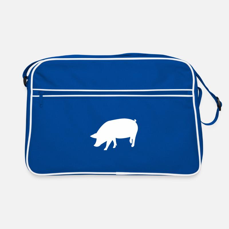 Schwein Retro Tasche