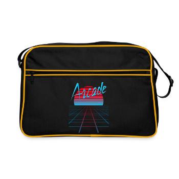 NERDY forever - Arcade - Retro Bag - black/gold - Front