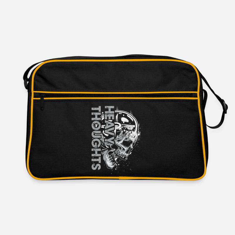 Skull Vinyl Pulse Graphic Retro Bag