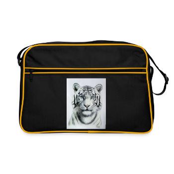Tigre blanc - Tigre Weisser - Sac Retro - noir/or - Devant